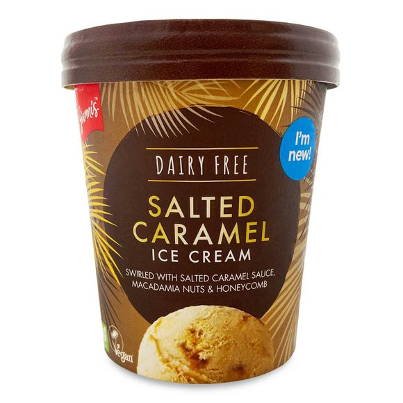 Dairy Free Salted Caramel Ice Cream 500ml Gianni's